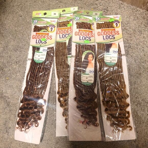 4 packs of Goddess Loc Crochet hair - Picture 1 of 2